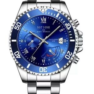 NOTIONR Quartz Analog Watch For Men Luxury Waterproof